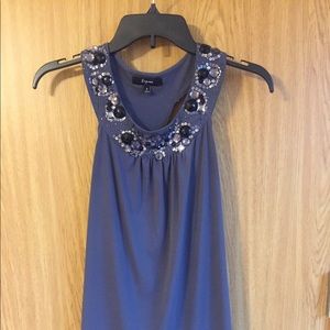 Express Embellished Sleeveless tank/blouse sz S